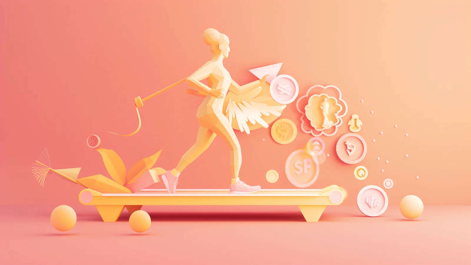 Hedonic Treadmill illustration